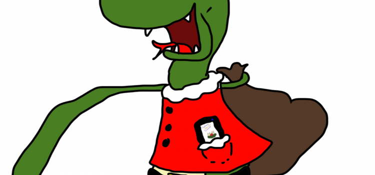 Wir wünschen wundervolle Weihnachten und ein glückliches 2018! weihnachtsschlange-dominik